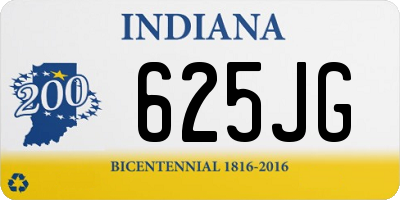 IN license plate 625JG