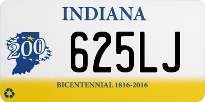 IN license plate 625LJ