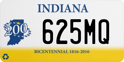 IN license plate 625MQ