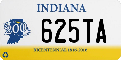 IN license plate 625TA