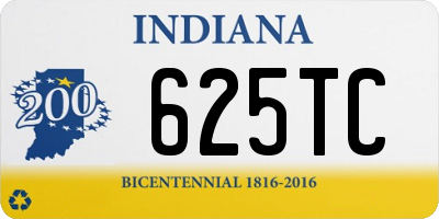 IN license plate 625TC