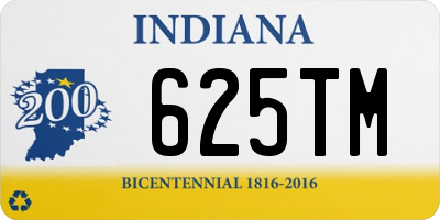 IN license plate 625TM