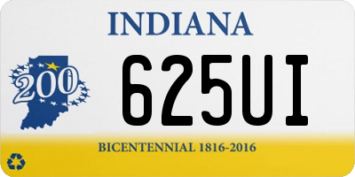 IN license plate 625UI