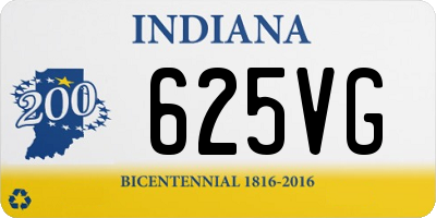 IN license plate 625VG