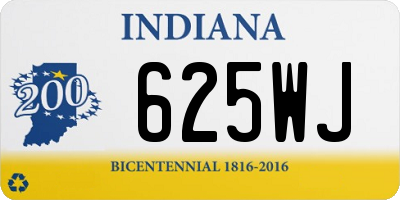 IN license plate 625WJ