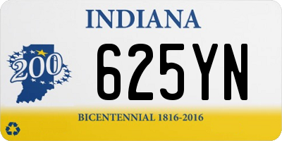 IN license plate 625YN