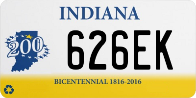 IN license plate 626EK