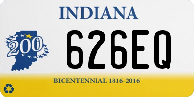 IN license plate 626EQ