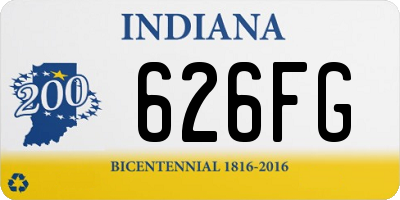 IN license plate 626FG