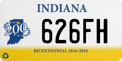 IN license plate 626FH