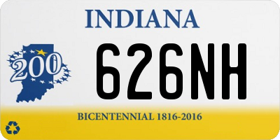 IN license plate 626NH