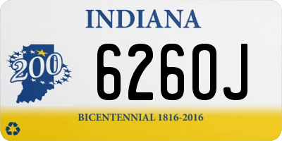 IN license plate 626OJ