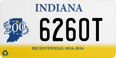 IN license plate 626OT