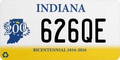 IN license plate 626QE