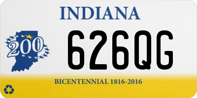 IN license plate 626QG