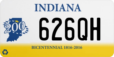 IN license plate 626QH