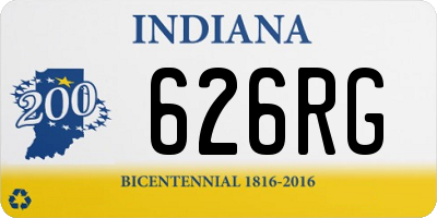 IN license plate 626RG