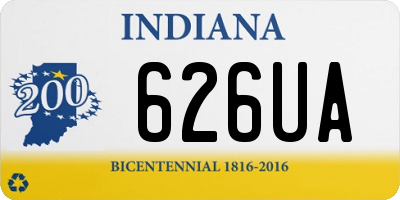 IN license plate 626UA