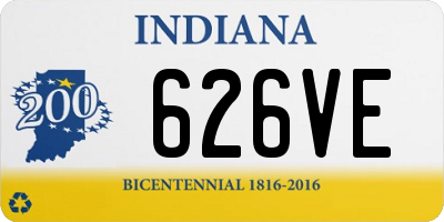 IN license plate 626VE