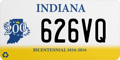 IN license plate 626VQ