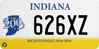 IN license plate 626XZ