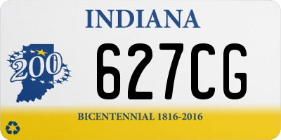 IN license plate 627CG