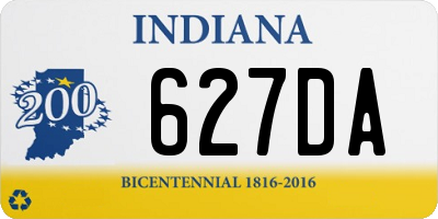 IN license plate 627DA