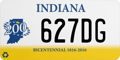 IN license plate 627DG