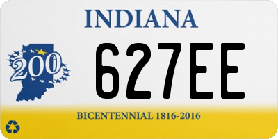 IN license plate 627EE