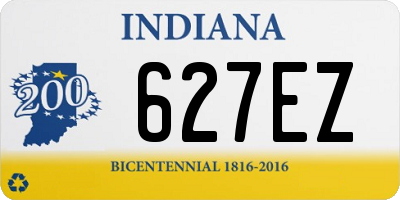 IN license plate 627EZ