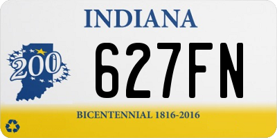 IN license plate 627FN