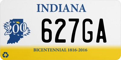 IN license plate 627GA