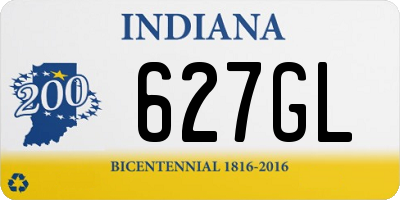 IN license plate 627GL