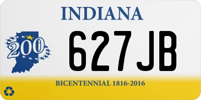 IN license plate 627JB