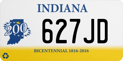 IN license plate 627JD