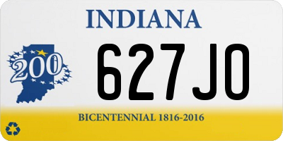 IN license plate 627JO