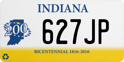 IN license plate 627JP