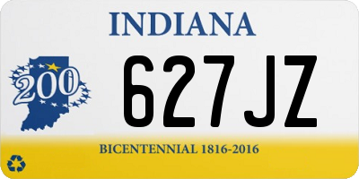 IN license plate 627JZ