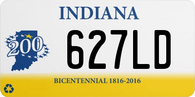 IN license plate 627LD