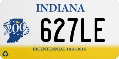 IN license plate 627LE