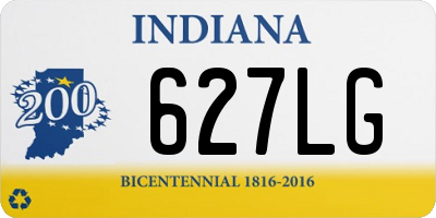 IN license plate 627LG