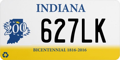 IN license plate 627LK