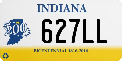 IN license plate 627LL