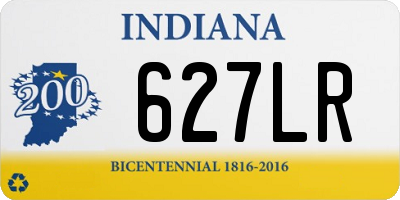 IN license plate 627LR