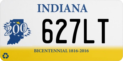 IN license plate 627LT