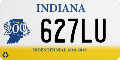 IN license plate 627LU