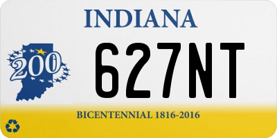 IN license plate 627NT