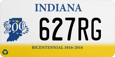 IN license plate 627RG