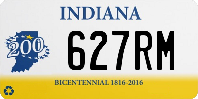 IN license plate 627RM