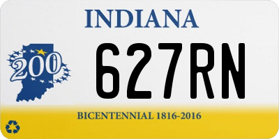 IN license plate 627RN